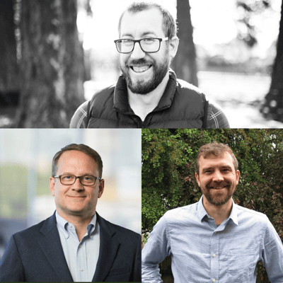 Evan Howington, John MacArthur and Nathan McNeil headshots