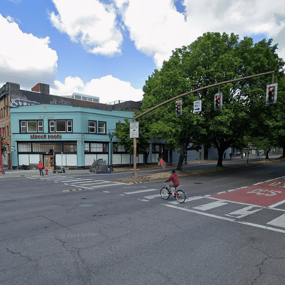 Google streetview of Burnside street at 3rd avenue